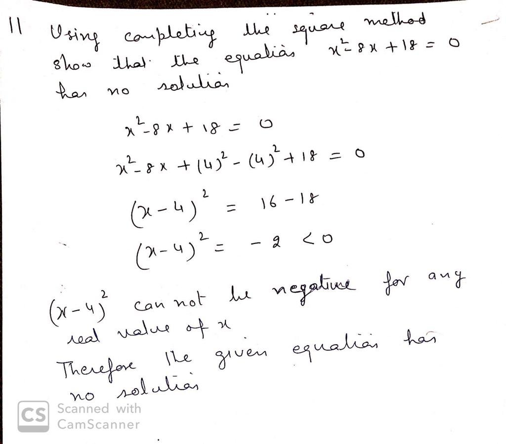 types of solutions class 10 maths