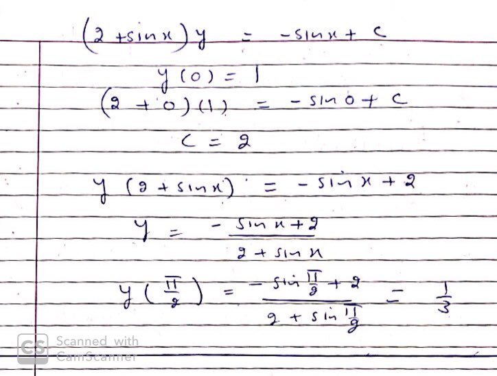 Differential Equations MCQs 2017 Minakshi Maths Academy