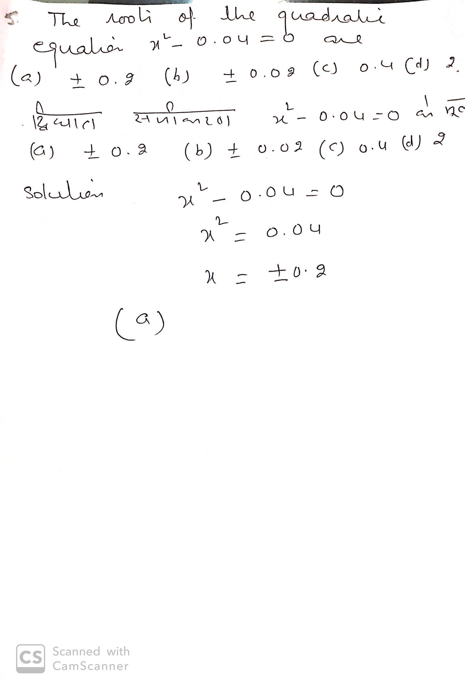 cbse previous year question papers class 10 maths with solutions